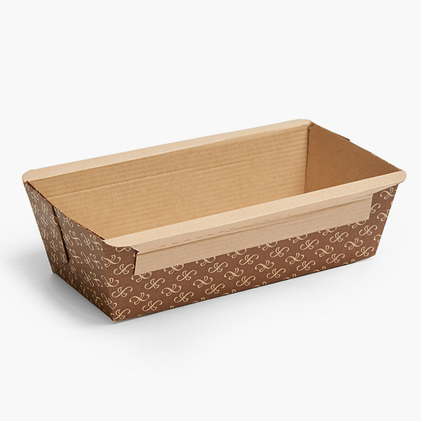 Baking Loaf Pan Medium Kraft Print 5-7/8 x 2-9/16 x 1.88" ,76 Pack