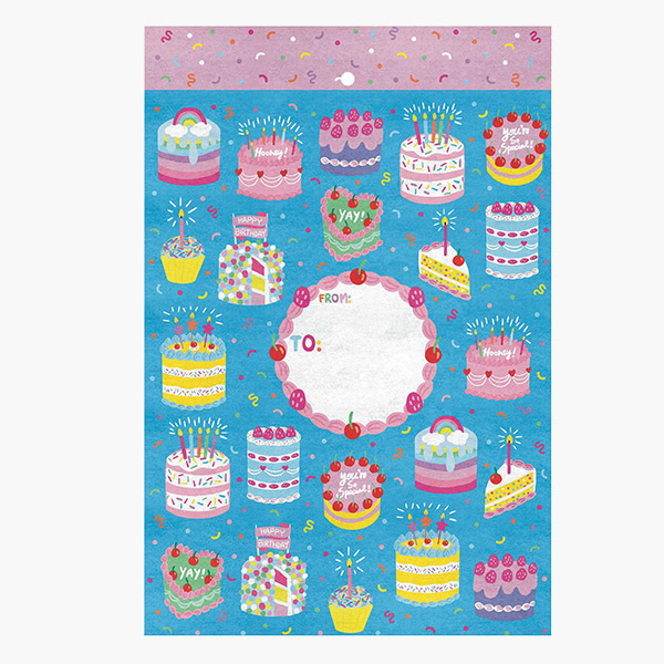 Celebration Cakes Large Padded Envelopes, 11x15.5x.5", 60 pack