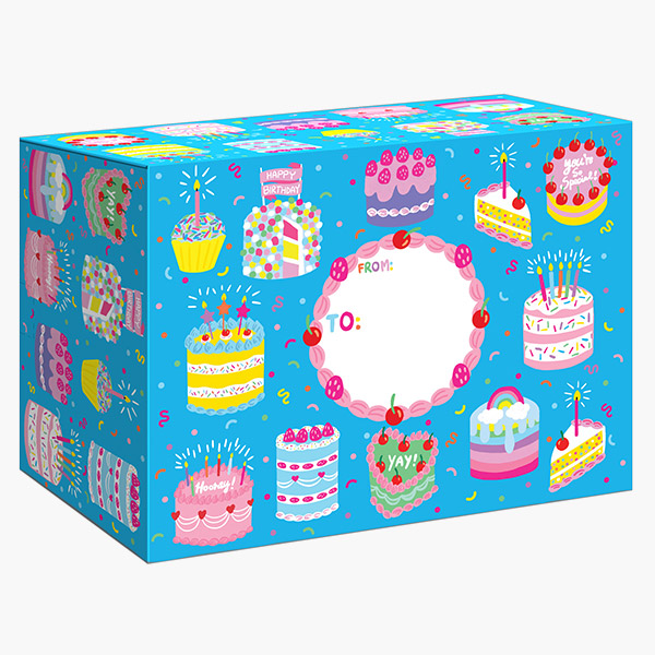 Celebration Cakes Medium Mailing Boxes, 12x9x6", 42 pack