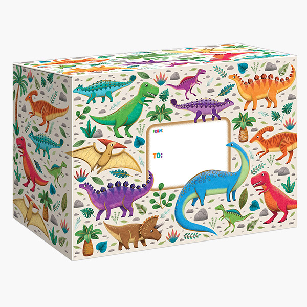 Dinosaurs Medium Mailing Boxes, Boxes, 12x9x6", 42 pack