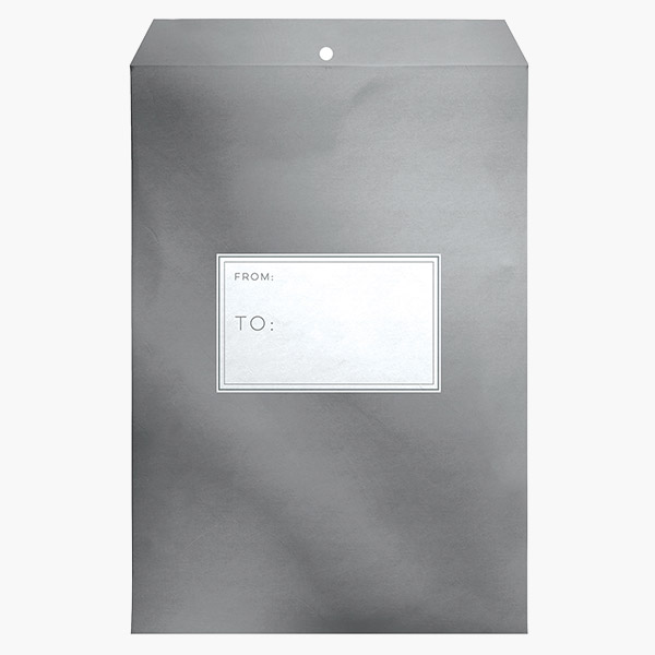 Metallic Silver Medium Padded Envelopes, 9x12x.5", 60 pack