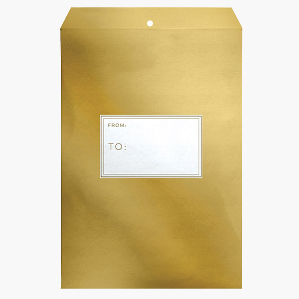 Metallic Gold Medium Padded Mailing Envelopes, 9x12x.5", 60 pack