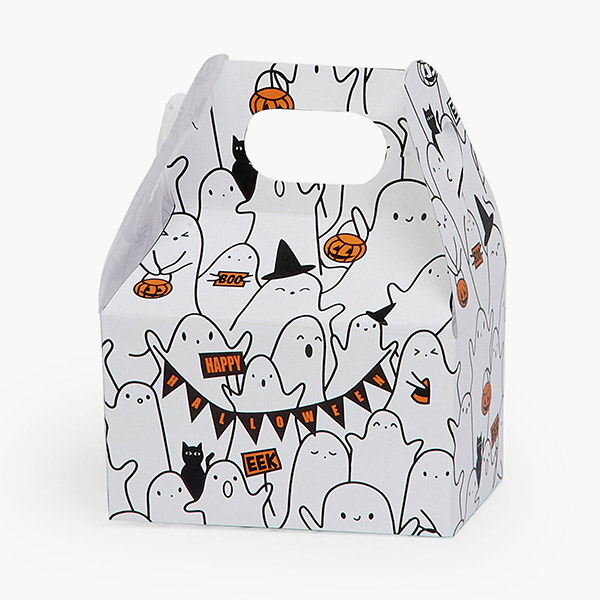 Boo Mini Gable Box, 4x2.5x2.5", 6 Pack