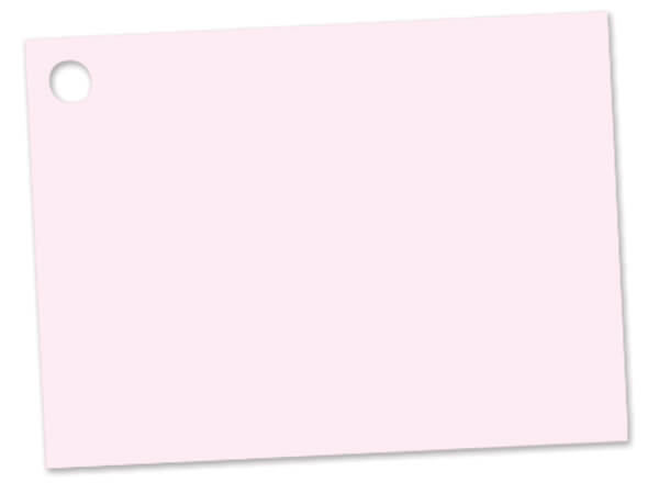 Blush Pink Basket Box Card
