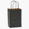 Black Recycled Kraft Bags, Rose 5.5x3.25x8.5", 250 Pack-thumbnail