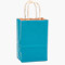 Caribbean Blue Recycled Kraft Bags, Rose 5.5x3.25x8.375", 250 Pack-thumbnail