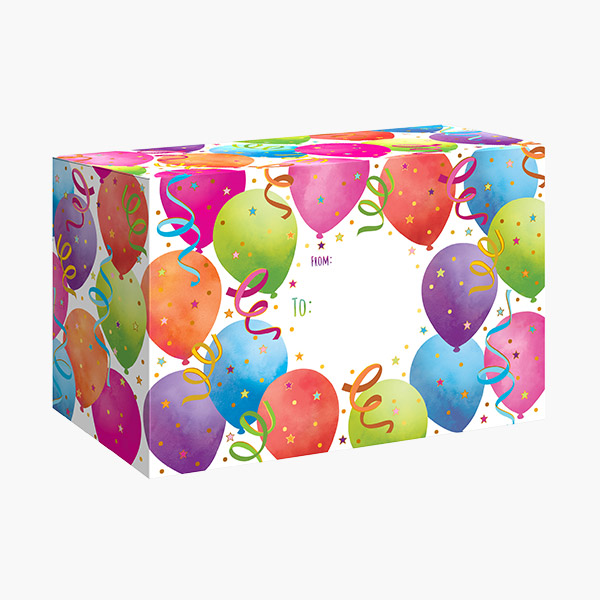 Balloon White Small Mailing Boxes, 9.5x6.5x4", 42 pack