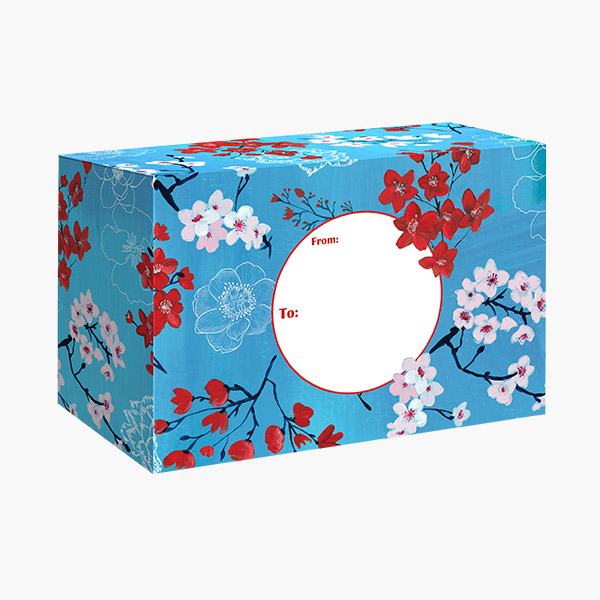 Drifting Blossoms Small Mailing Boxes, 9.5x6.5x4", 42 pack