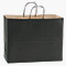 Black Recycled Kraft Bags, Vogue 16x6x12", 250 Pack-thumbnail
