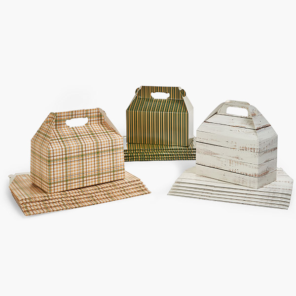 Fall Frenzy Gable Boxes, 9.5x5x5", 18 Pack