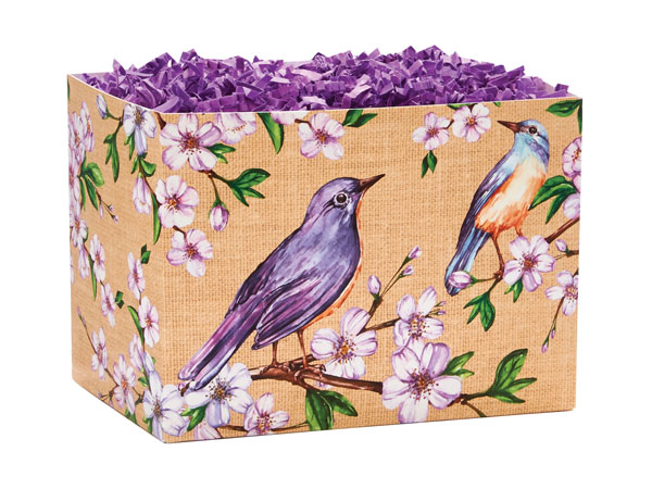 Backyard Birds Basket Box Small 6.75x4x5", 6 Pack