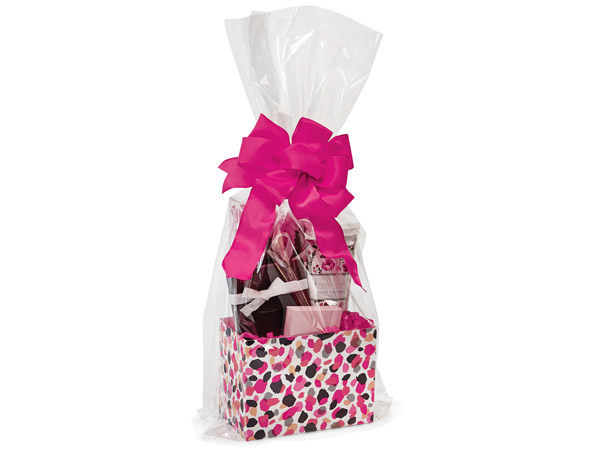 ... wine gift Bag 10 Packs Clear Cello/Cellophane Bags Large favors/Treat Bags 