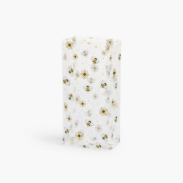 Busy Bees Cello Bags, 3.5x2x7.75", 100 Pack
