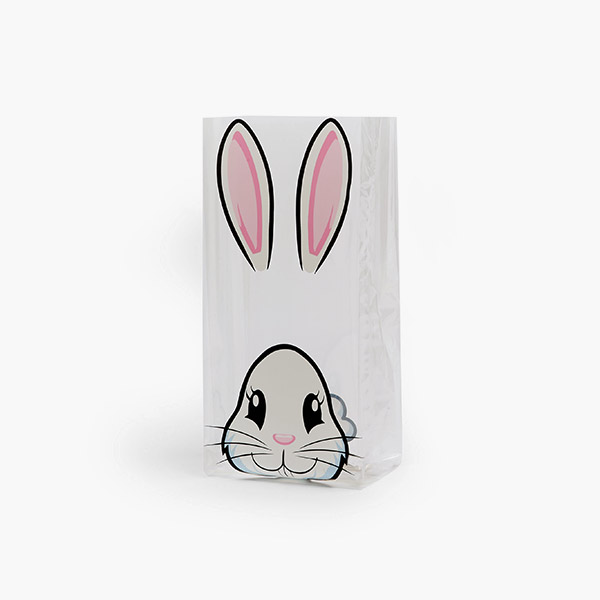 Bunny Ears Cello Bags, 4x2.5x9.5", 100 Pack