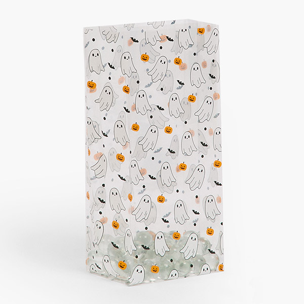 Ghosts Cello Bags, 4x2.5x9.5", 100 Pack
