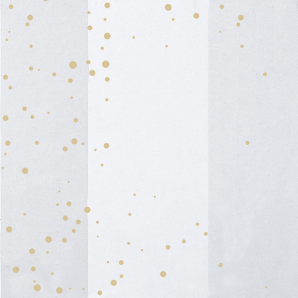 Gold Sprinkles Cello Bags, 4x2.5x9.5", 100 Pack