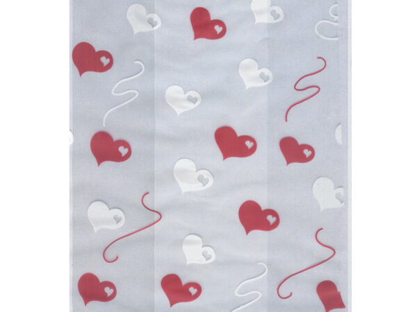 Heart Strings Cello Bags, 4x2x9", 100 Pack