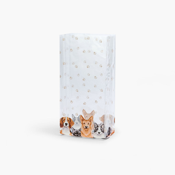 Pet Squad Cello Bags, 4x2.5x9.5", 100 Pack