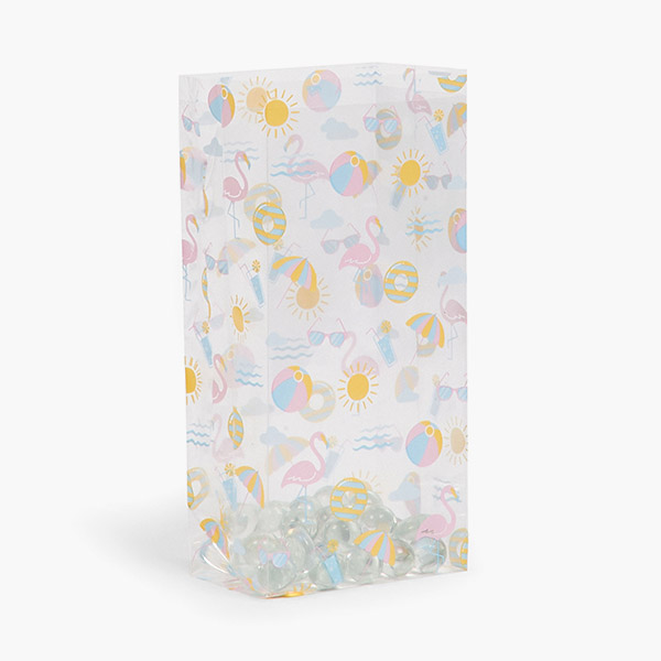 Summer Splash Cello Bags, 4x2.5x9.5", 100 Pack