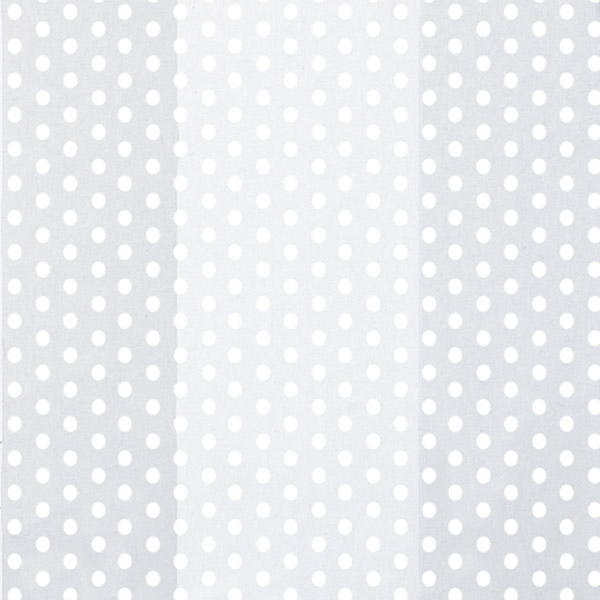 White Polka Dot Cello Bags, 4x2.5x9.5", 100 Pack