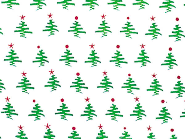 Holiday Tree Cello Bags, 5x3x11", 100 Pack