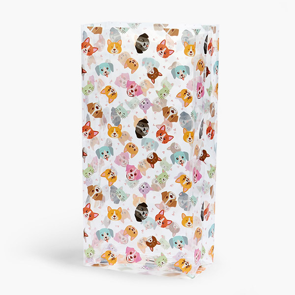 Pet Love Cello Bags, 5x3x11.75", 100 Pack