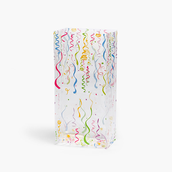 Party Streamers Cello Bags, 5x3x11.75", 100 Pack