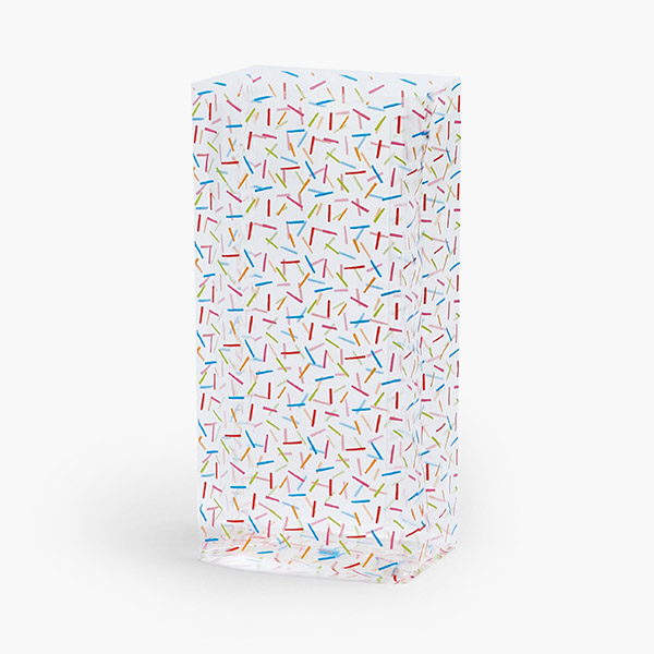 Sprinkles Cello Bags, 5x3x11.75", 100 Pack