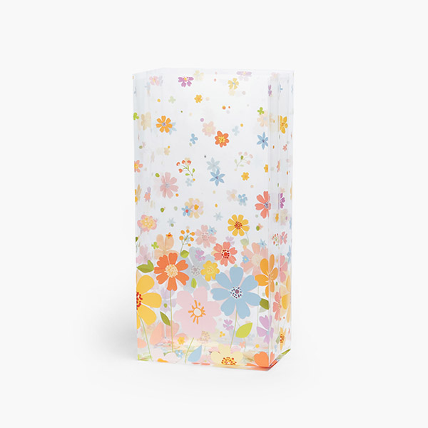 Sweet Floral Cello Bags, 5x3x11.75", 100 Pack