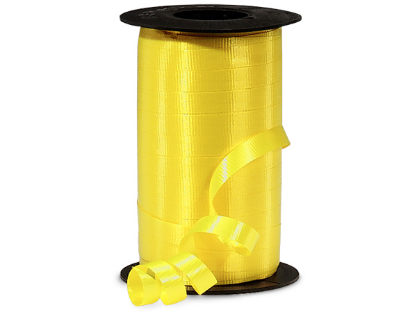 Yellow Daffodil Curling Ribbon, 3/8"x250 yards