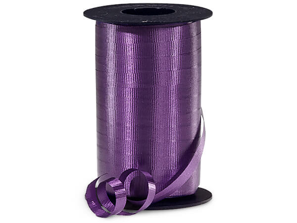 Purple Curling Ribbon, 3/8"x250 yards