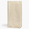 Gold Vertical Stripes Cello Bags, 6x3.5x14", 100 Pack-thumbnail