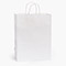 White Kraft Paper Shopping Bags, Carrier 10x5x13", 100 Pack-thumbnail