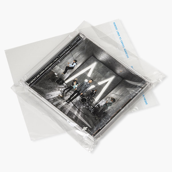 Clear Tape Resealable Cello Bags, 6.5x6.5", 1000 Pack