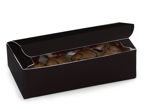 Black Candy Boxes, 1 lb. 7x3.5x2", 100 Pack