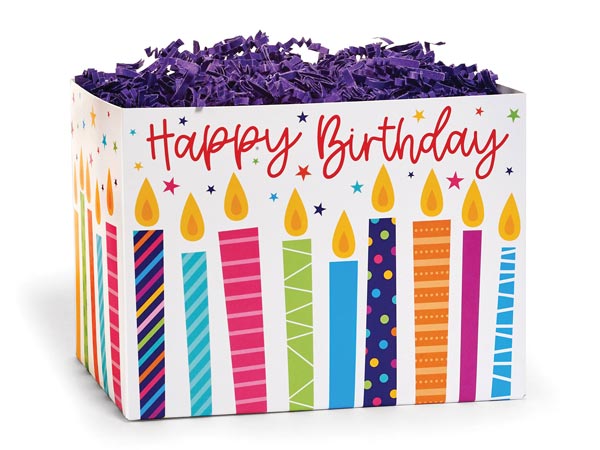 Candle Birthday Basket Boxes