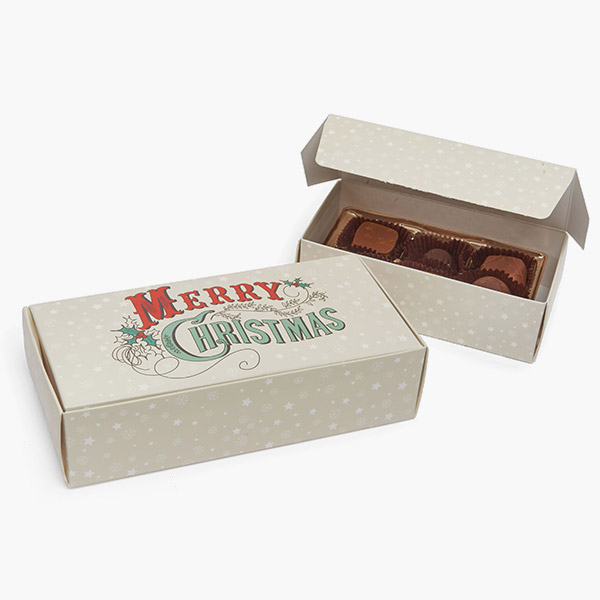 Merry Christmas 1 Pc. 1 LB Candy Box, 7-1/8 x 3-3/8 x 1-7/8", 50 Pk