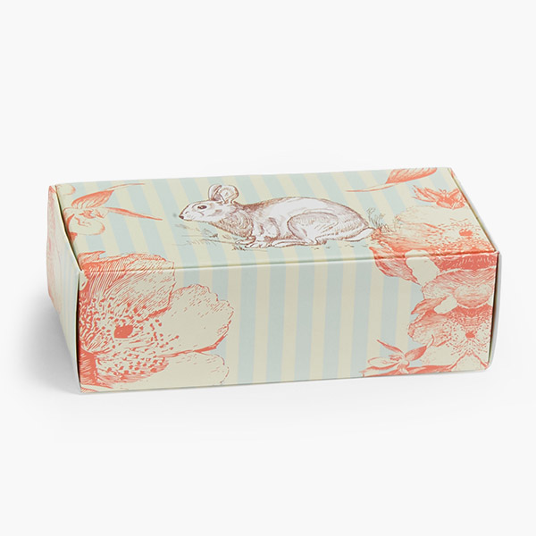 Vintage Rabbit 1 Pc. 1/2 LB Candy Box, 5-1/2 x 2-3/4 x 1-3/4", 50 Pk