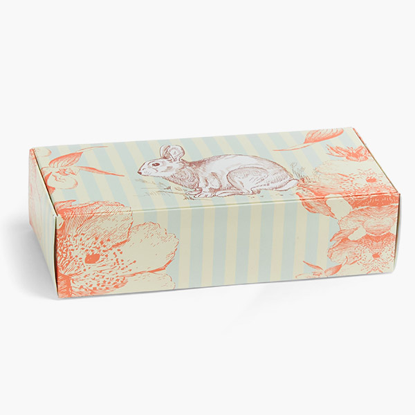 Vintage Rabbit 1 Pc. 1 LB Candy Box, 7-1/8 x 3-3/8 x 1-7/8", 50 Pk