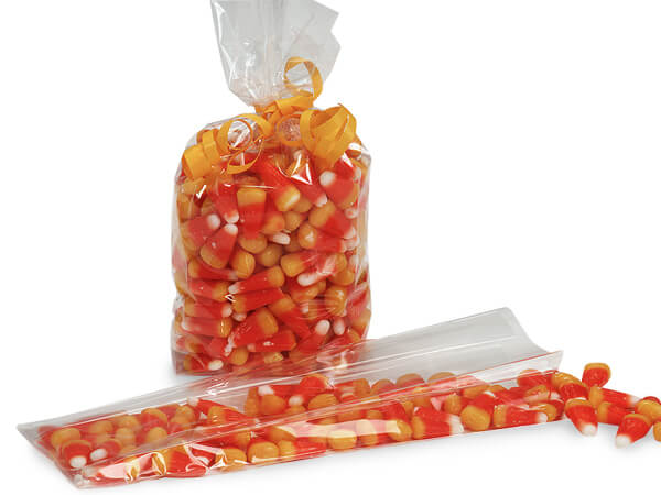 Clear Cello Bags with Gusset, 3x1.75x8.25", 100 Pack