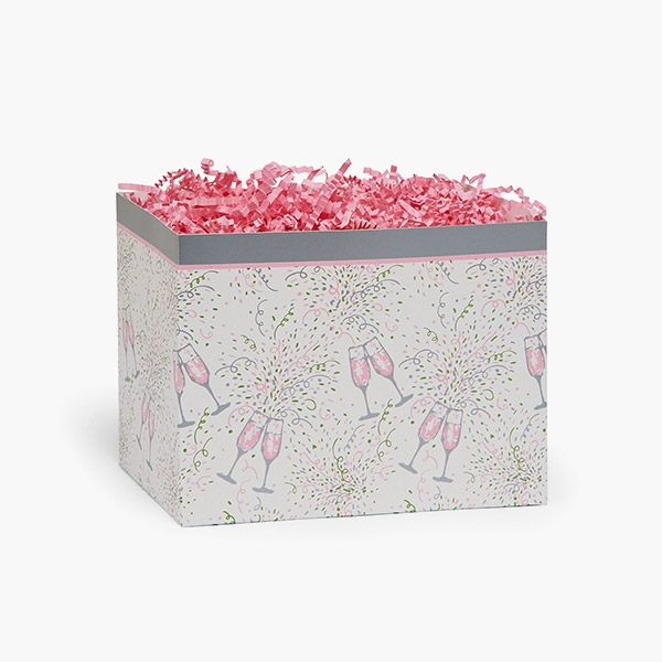 Celebration Cheers Basket Box, Small 6.75x4x5", 6 Pack