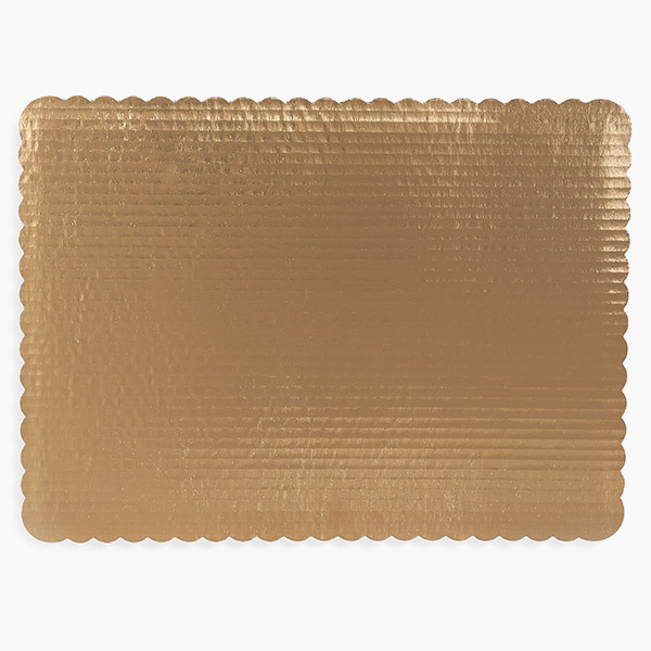 19x14" Rectangle Half Sheet Gold Cake Boards,100 Pack
