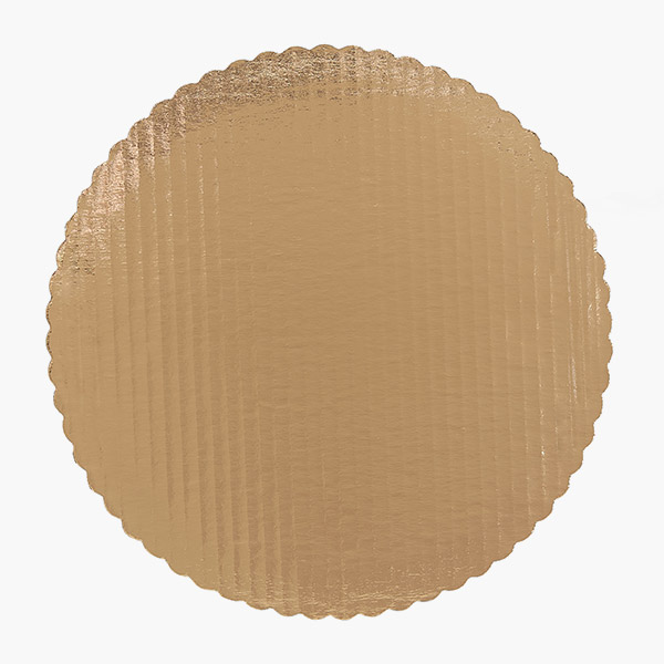 12" Gold Round Cake Boards 100 Pack
