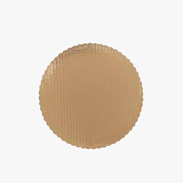 8" Gold Round Cake Boards 100 Pack