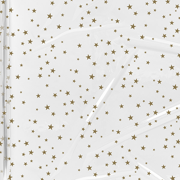 Gold Stars Cello Roll, 30"x100'