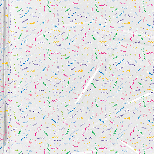 Party Streamers Cello Roll, 30"x100'