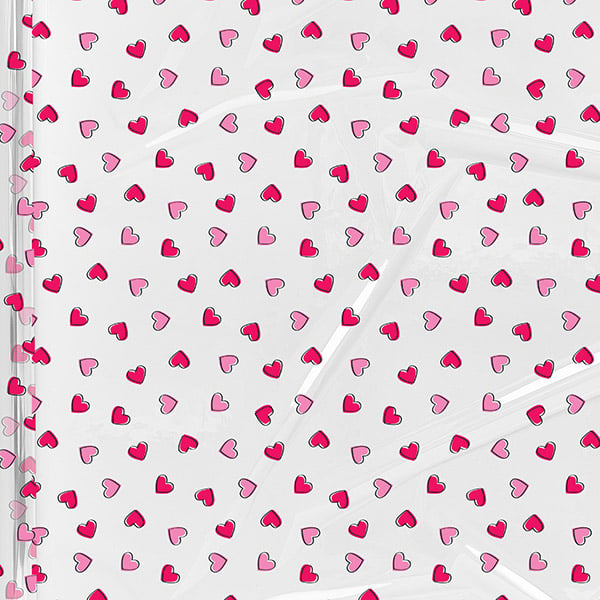 Scattered Hearts Cello Roll, 30"x100'