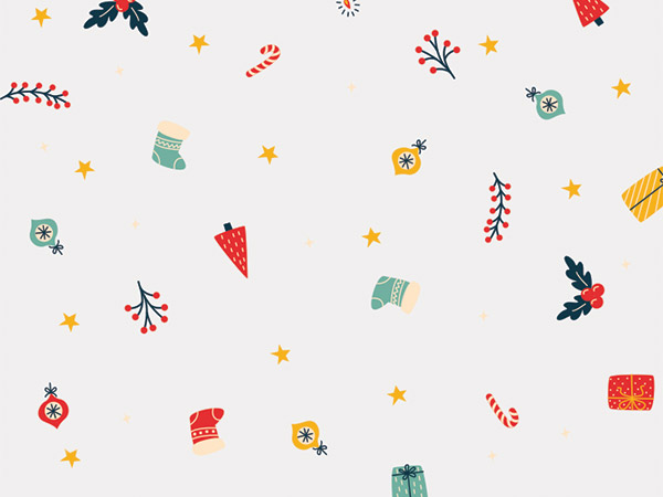 Christmas Icons Cello Roll, 40"x100'