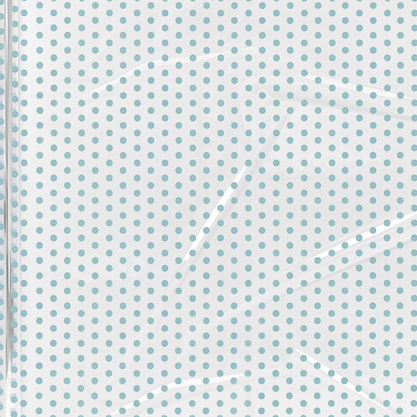 Turquoise Polka Dot Cello Roll, 40"x100'