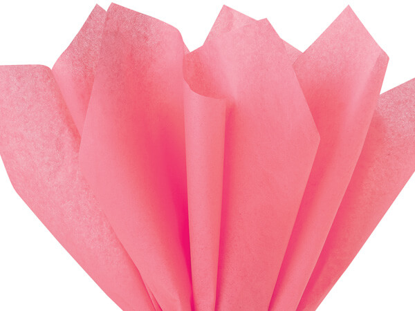 *Coral Rose Color Tissue Paper, 15x20", Bulk 480 Sheet Pack